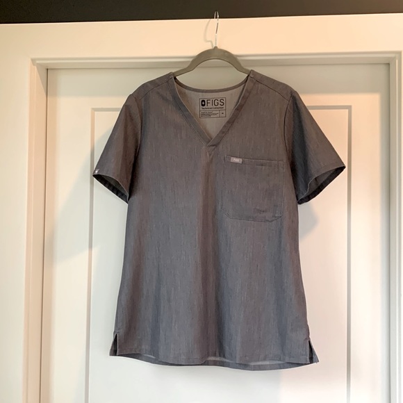 Figs Tops Figs Graphite Catarina Onepocket Scrub Top Poshmark